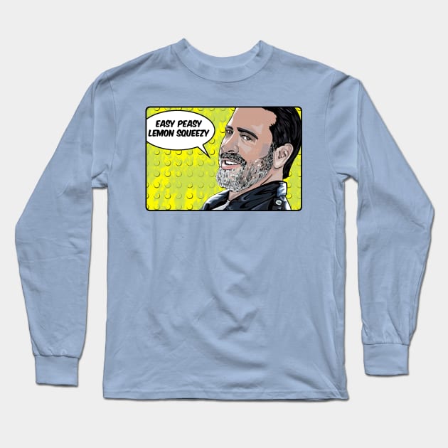 Easy Peasy Lemon Squeezy Long Sleeve T-Shirt by FanboyMuseum